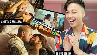 Anitta, Maluma - El Que Espera [Official Music Video] | REACTION