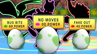 We choose Pokemon by their Egg Moves, Then We Battle!