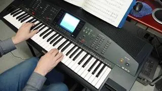 Narvan marssi played on keyboard and pedals