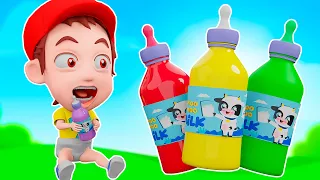 Bottle Milk Song 🍼 | Best Kids Songs and Nursery Rhymes