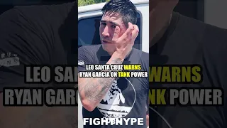 LEO SANTA CRUZ DESCRIBES GERVONTA DAVIS KNOCKOUT POWER, WARNS RYAN GARCIA, & PICKS WINNER