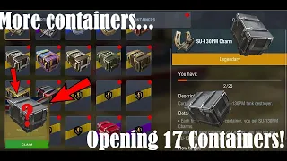OPENING 17 CONTAINERS! | DID I FINALLY GET WHAT I WANTED?? | WoT Blitz