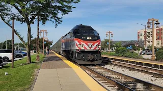 Tinley Park (Oak Park Ave) Railfanning on May 18, 2024