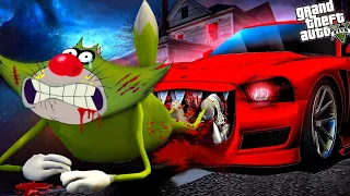 GTA 5 : Oggy Found New Deadly Cursed Killer Car In GTA 5 ! Cursed Car Kill Jack?