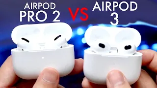 AirPods Pro 2 Vs AirPods 3! (Comparison) (Review)