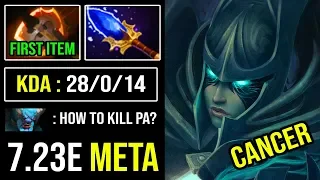 ABSOLUTE UNKILLABLE META First Item Battlefury + Aghanim PA Instantly Delete Everyone DotA 2