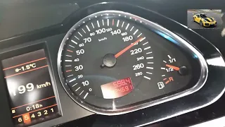 Audi A6 C6 3.0 TDi Stage 1 0-200 kmh acceleration