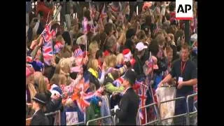 The British royal family has arrived at Westminster Abbey for Prince William's wedding to Kate Middl