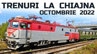 Trenuri la Chiajna M900 km11+700-Trains near Bucharest-Oktober Bahnverkehr