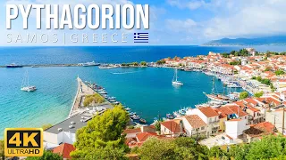 Pythagorion (Samos Greece) 🇬🇷 4K Walking Tour ☀️