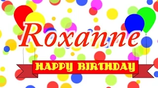 Happy Birthday Roxanne Song