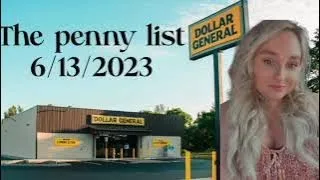 The penny list 6-13-2023 (dollar general)