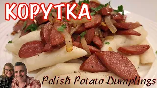 Authentic Polish Potato Dumplings Kopytka with easy to follow recipe.