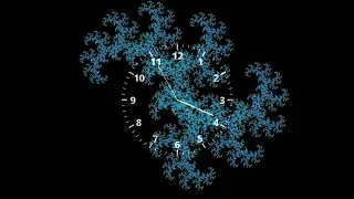 1 Hour Fractal Clock