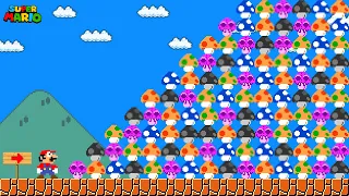 Super Mario Bros. but Random Mushroom Mayhem