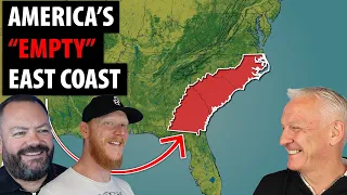 Why So Few Americans Live In This HUGE Area Of The East Coast | OFFICE BLOKES REACT!!