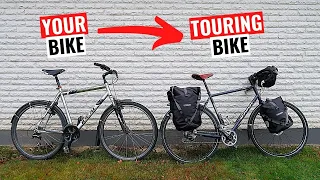 You Don't Need To Buy A Touring Bike - Do This Instead! Hybrid To Touring Bike Conversion