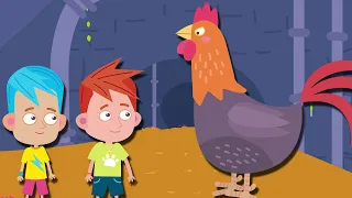 Rana And Riv The Wonder Forest | The Giant Chicken | Cartoons For Kids | HooplaKidz Shows