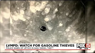 Las Vegas police warn of uptick in gas thefts across the valley