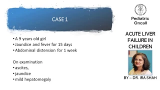 Dr. Ira Shah | Acute Liver Failure in Children