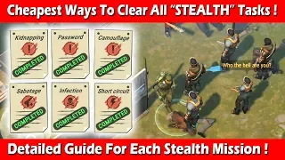 Cheapest Ways To Complete All STEALTH Tasks (Season 7) ! Last Day On Earth Survival