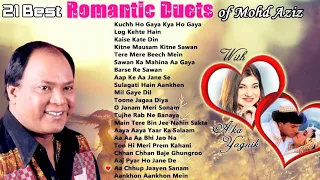 Mohd Aziz Hit Songs | 21 Best Romantic Duet | Best Bollywood Song|world music day LONG TIME SONGS