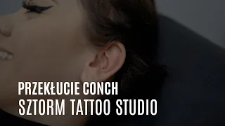 Conch piercing - Sztorm Tattoo Studio