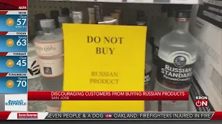 San Jose liquor store discourages sale of Russian products