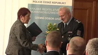 Opava - Ocenění policistů  www.TelevizeHlucinsko.cz