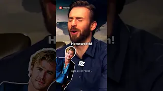 Chris Evans is OBSESSED With Chris Hemsworth 😂 #shorts #marvel #avengers #chrisevans #chrishemsworth