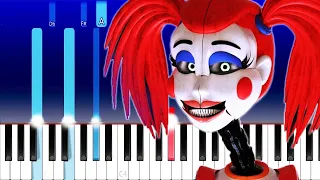 FNAF - TO BE BEAUTIFUL - Dawko & DHeusta (Piano Tutorial)