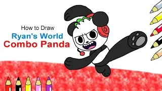 Drawing Combo Panda 🥰 , from Ryan's World - Easy