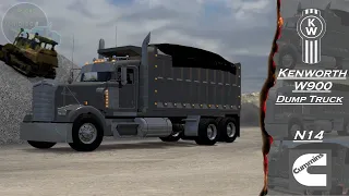 Custom W900 Dump Truck - Quarry Run - Zeemods N14 - American Truck Simulator - Ats -