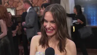 THE STRANGERS –CHAPTER 1: Ema Horvath red carpet interview | ScreenSlam