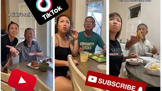 Moontellthat and Dad *Don’t talk loud* *Toss my salad* *lalaala*.Tiktok compilation video. Pt1