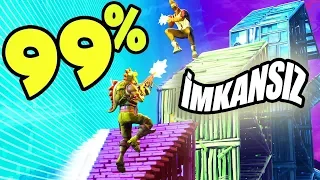 FORTNITE %99 İMKANSIZ PARKUR (Yalan değil bitiremedik)