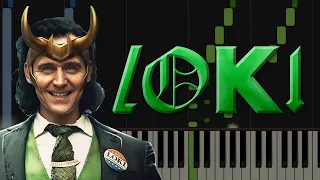 Loki Episode 1 Theme (TVA) | Piano Tutorial
