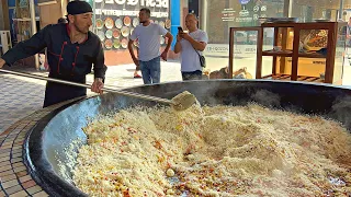 Giant Factory Uzbek PILAF with giant Boiler / 1.5 tons per day | Pure Life