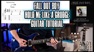 How to play Fall Out Boy - Hold Me Like a Grudge Guitar Tutorial