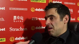 "There's only two other players that are comfortable with being winners." - Ronnie O'Sullivan