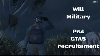 Ps4 military GTA5 recruitment trailer | Will Military