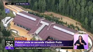 Unde s-a ascuns Putin. Imagini cu palatul în care a fugit de ochii lumii și de unde dă ordine