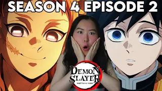 GIYU'S TRAGIC PAST..😭💔 Demon Slayer Season 4 Episode 2 REACTION | Hashira Training Arc