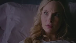 The Vampire Diaries 7x12 Caroline in the hospital for her pregnancy