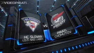 HC Slovan Ústí nad Labem - Piráti Chomutov 2:3 sn. sestřih
