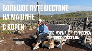 Путешествие на машине. Север. Мурманск, Кировск, Териберка, Рускеала. С корги