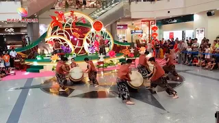 HANDS drums percussion troupe performance at Great Eastern mall for Chinese New Year