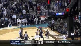 Villanova vs. Kansas: Devonte' Graham 3-pt