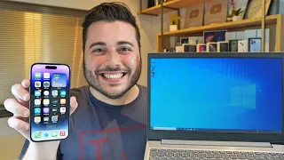 Como Transferir QUALQUER ARQUIVO entre iPhone e PC (GRÁTIS)