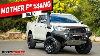 Mother F*&%ing Hilux // Modified Fox Lift Kit Toyota Hilux 2019 Wheels Tyres Accessories & More